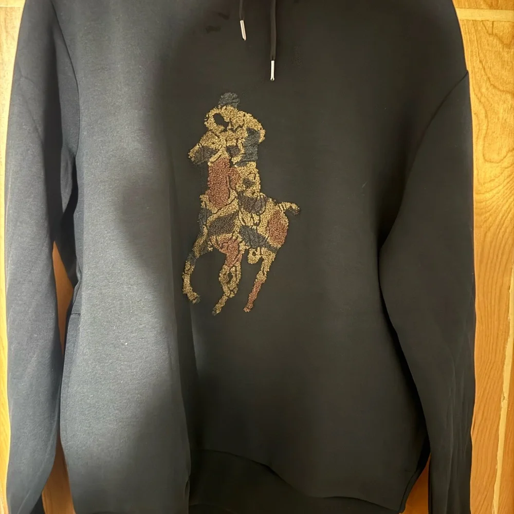 Polo by Ralph Lauren Camo Big Pony Double-Knit Hoodie - Picture 1 of 6